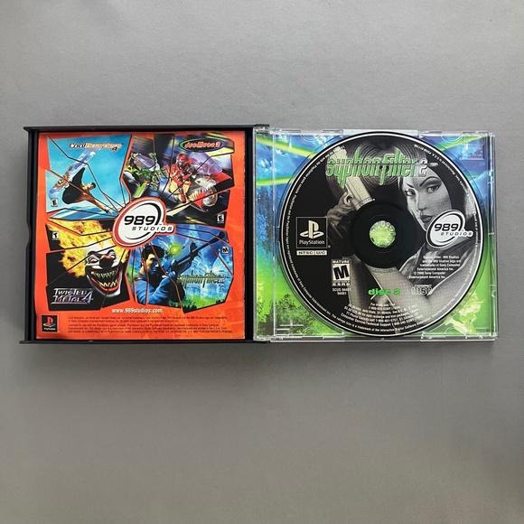 Syphon Filter 2 (Sony PlayStation 1, 2000) Rated for Mature, used, VG condition - Picture 4 of 4